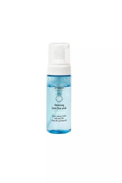 Limpiador facial en espuma para piel seca