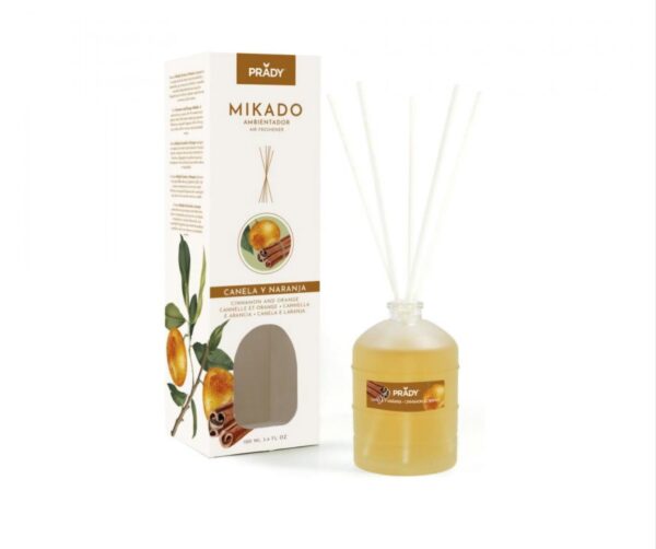 Mikado canela y naranja