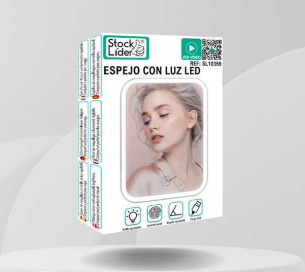 Espejo con luz led