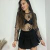 Camisa Encaje Negra