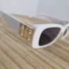 Gafas de sol inspiración Balenciaga Blanca