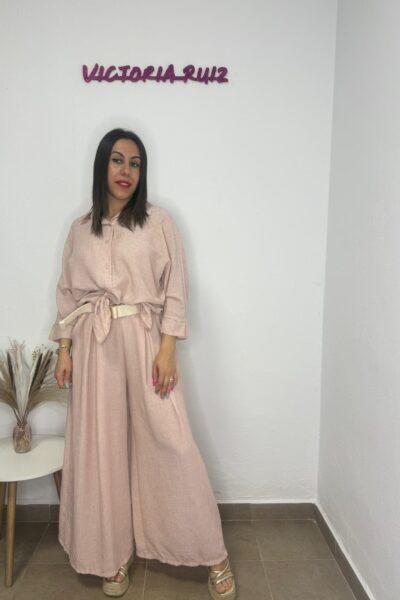 Conjunto Florencia rosa