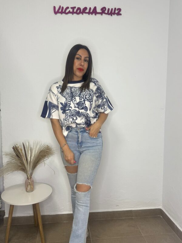 Camiseta Selva Azul