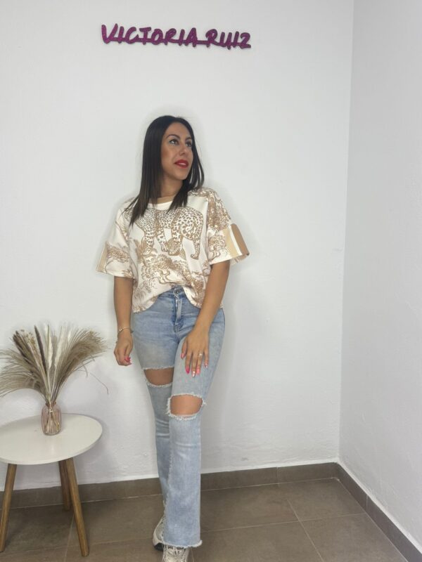 Camiseta Selva Beige