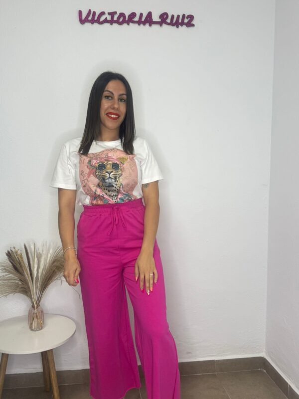 Pantalón Olivia Fucsia - Imagen 2