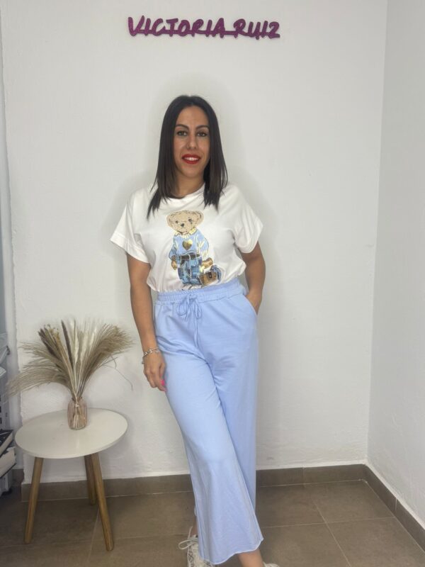 Pantalón Olivia Celeste