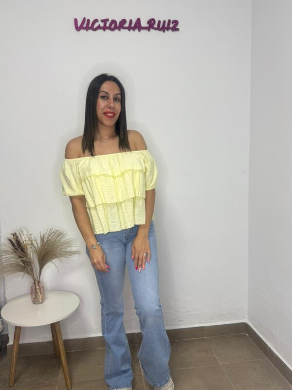 Camisa Carmen Amarilla