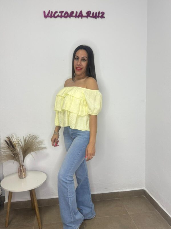 Camisa Carmen Amarilla - Imagen 2