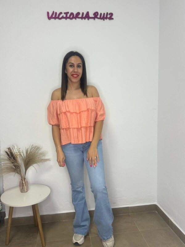 Camisa Carmen Naranja