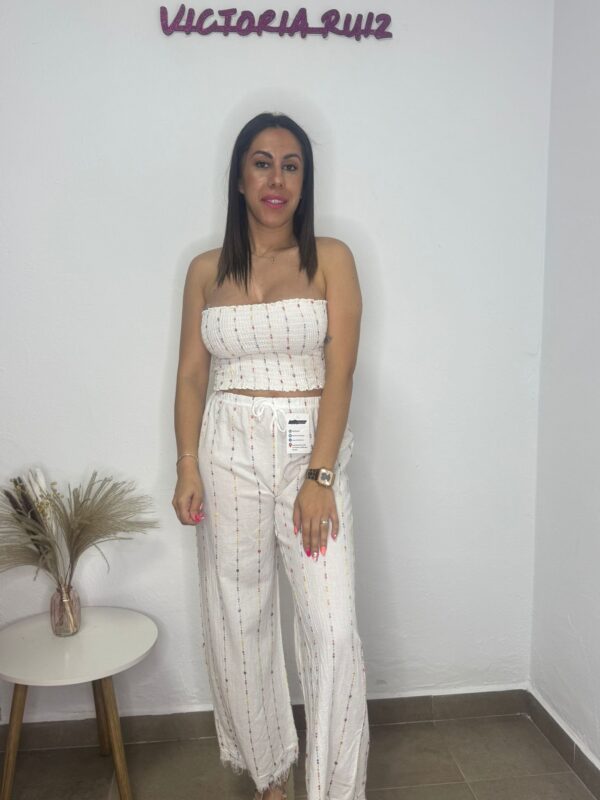 Top Bolonia Blanco