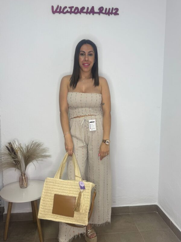 Pantalón Bolonia Beige