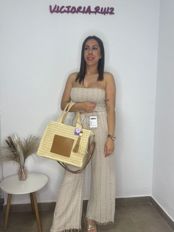 Pantalón Bolonia Beige - Imagen 2