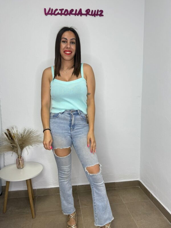 Top Viki verde agua
