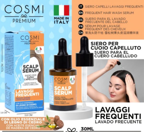 Serum para el cuero cabelludo graso