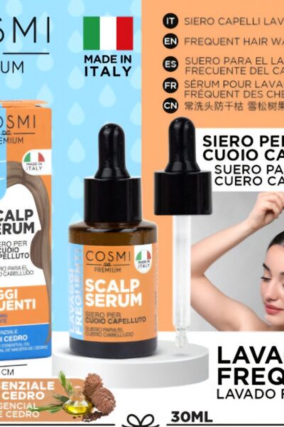 Serum para el cuero cabelludo graso