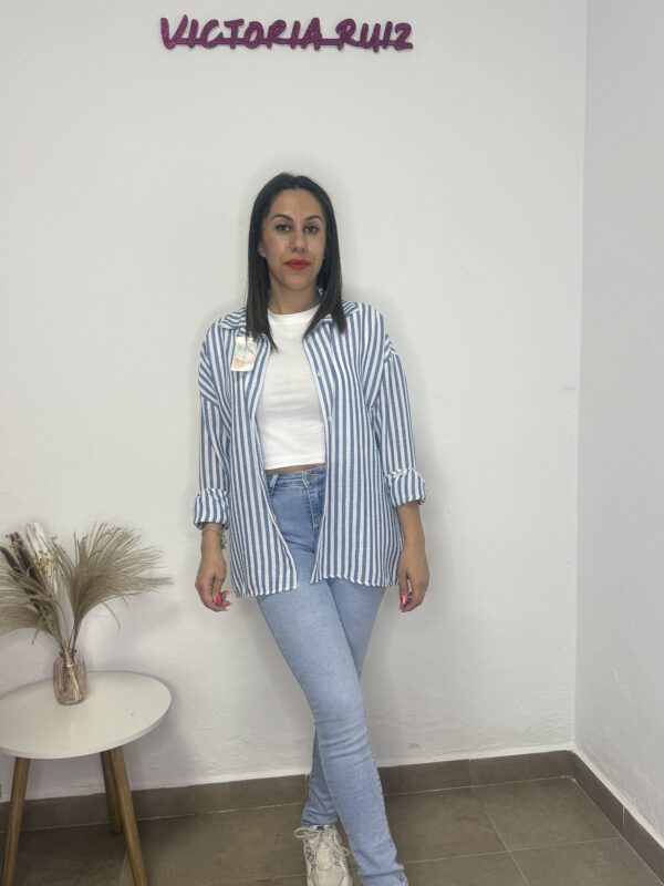 Camisa Eli celeste