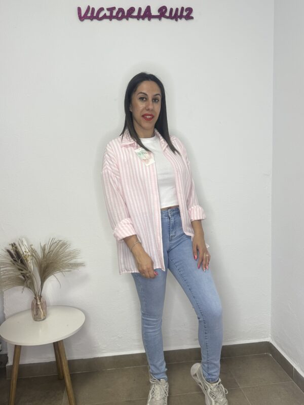 Camisa Eli rosa - Imagen 2