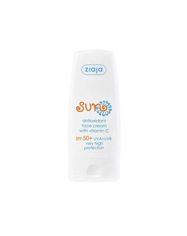SUN Crema facial antioxidante SPF 50+ con Vitamina C - Imagen 3