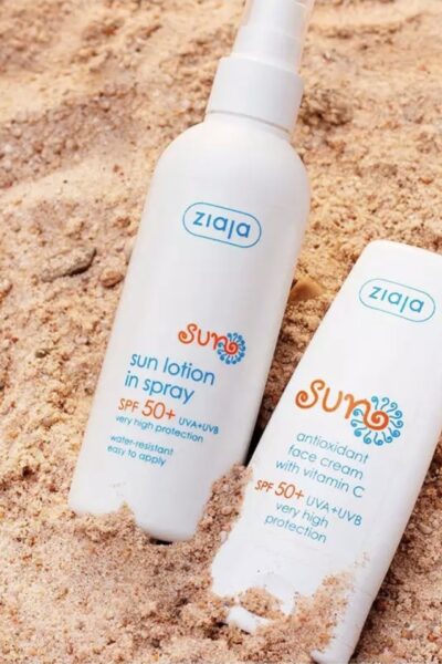 SUN Crema facial antioxidante SPF 50+ con Vitamina C