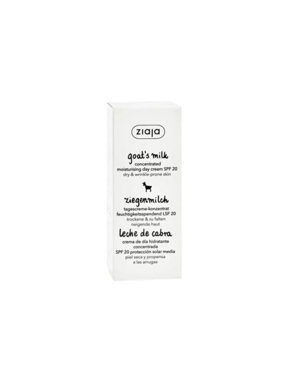 LECHE DE CABRA Crema facial hidratante concentrada de dia SPF 20 - Imagen 2