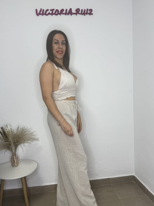 Top Huelva beig - Imagen 2
