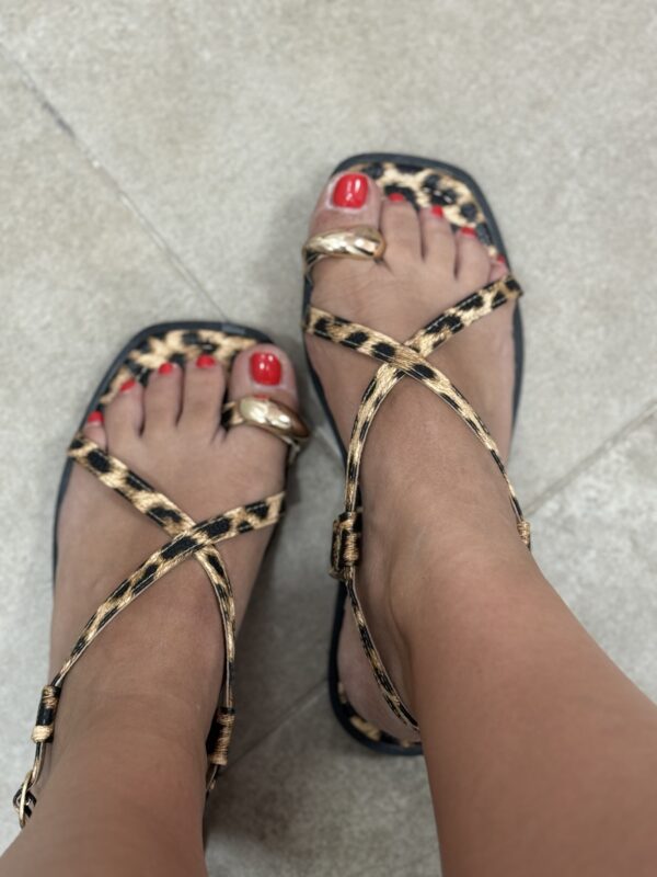 Sandalias Leopardo