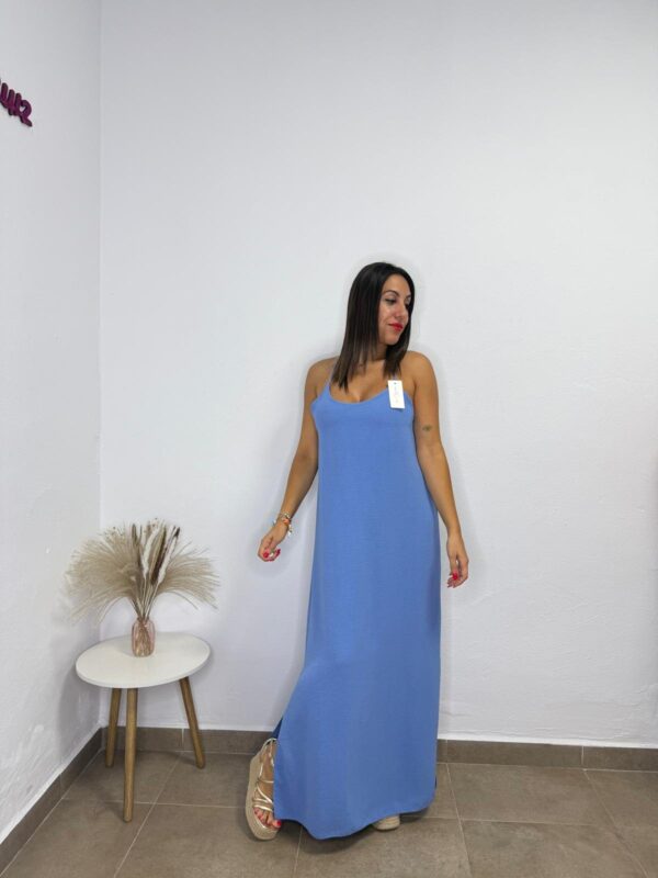 Vestido Palma Azulino