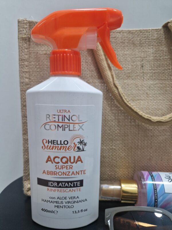 Agua super bronceadora con Aloe Vera