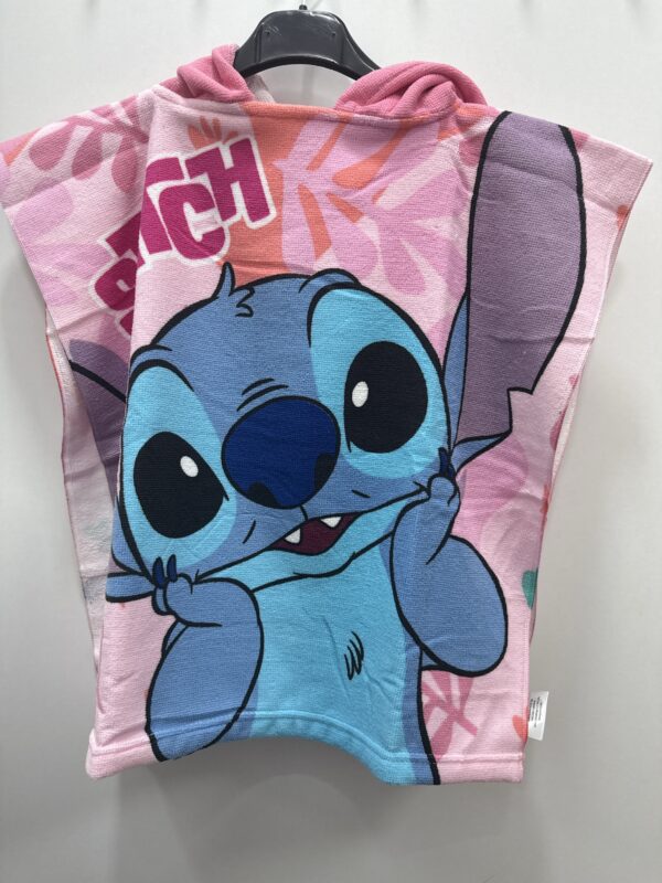 Poncho Stitch rosa