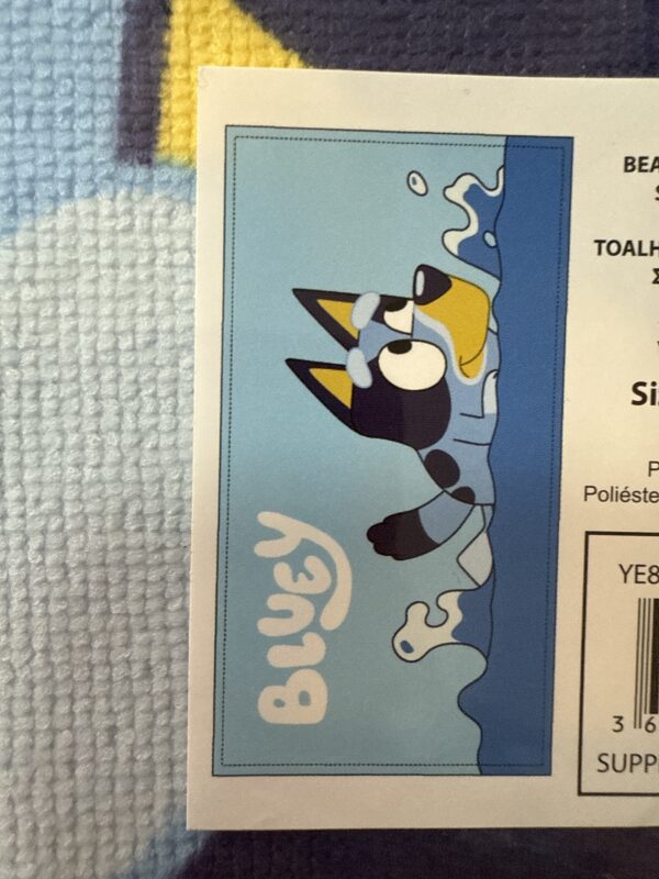 Toalla Bluey azul