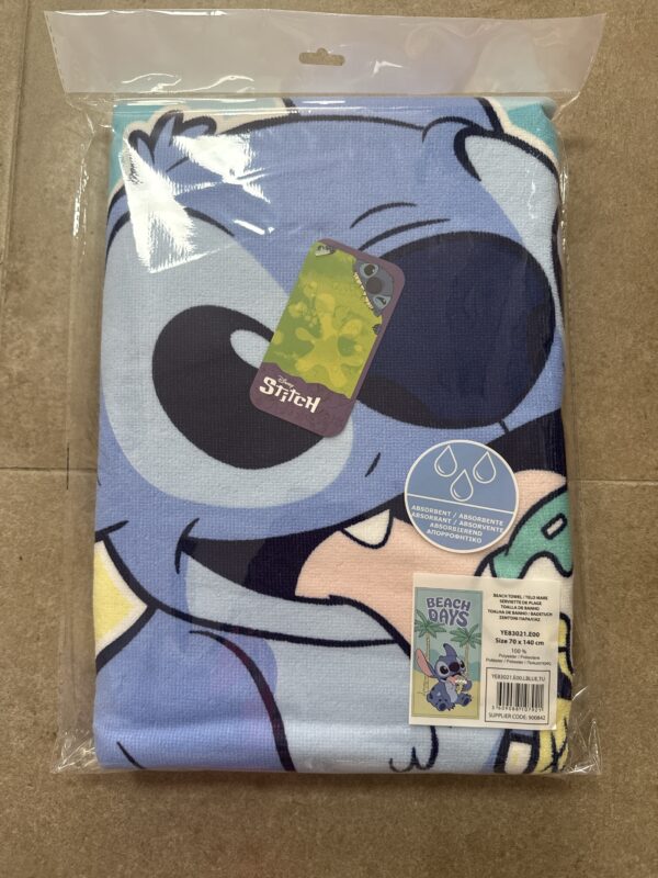 Toalla Stitch palmeras - Imagen 2
