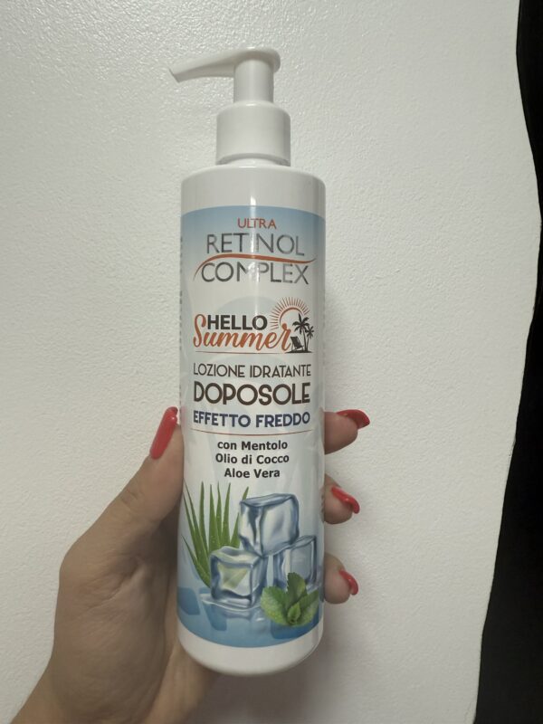 Locion hidratante efecto frio