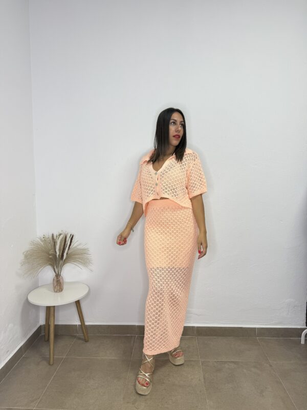 Conjunto Margarita salmon