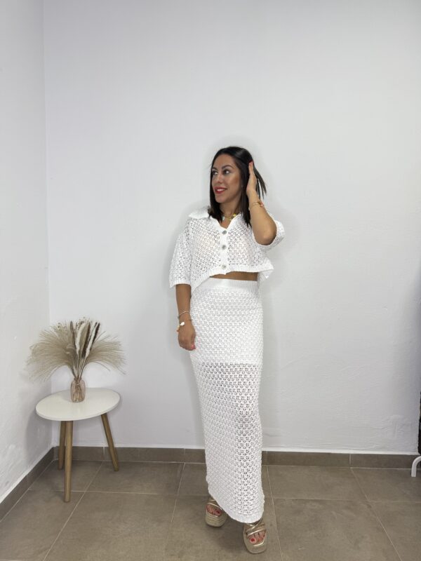 Conjunto Margarita blanco - Imagen 2