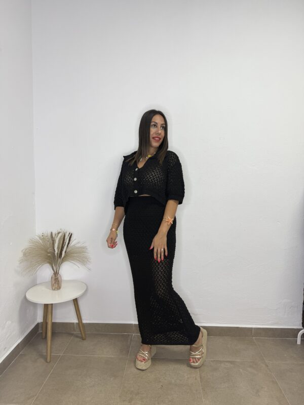 Conjunto Margarita negro