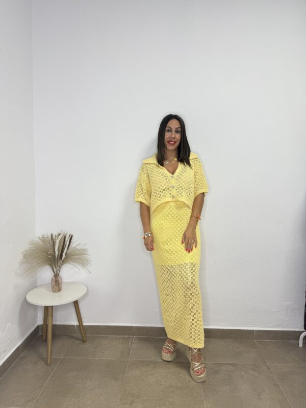 Conjunto Margarita amarillo - Imagen 2
