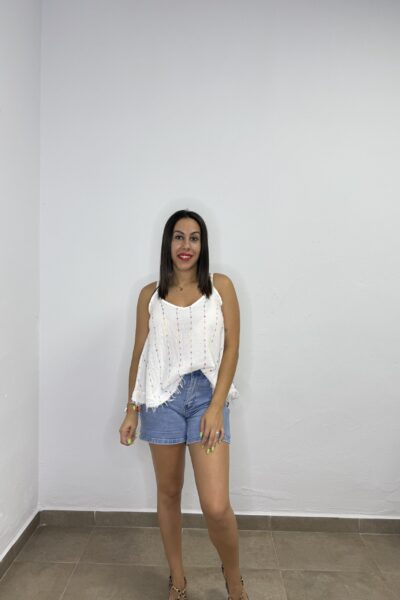 Camisa tirantas Bolonia