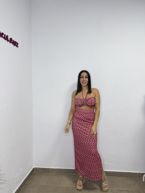 Conjunto Menorca fucsia