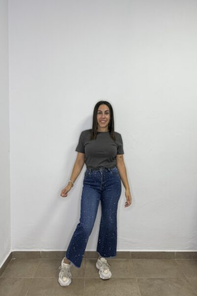 Camiseta Alba gris oscura