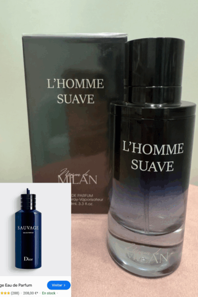 Perfume inspiracion Sauvage Dior hombre