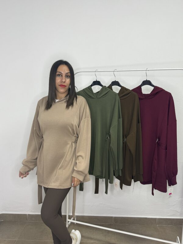 Sudadera hebilla