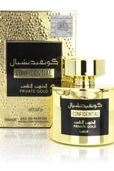 Perfume Árabe CONFIDENTIAL PRIVATE GOLD Lattafa