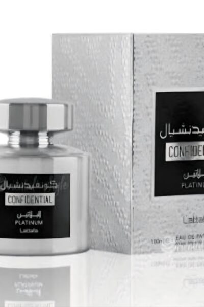 Perfume Árabe CONFIDENTIAL PLATINUM Lattafa