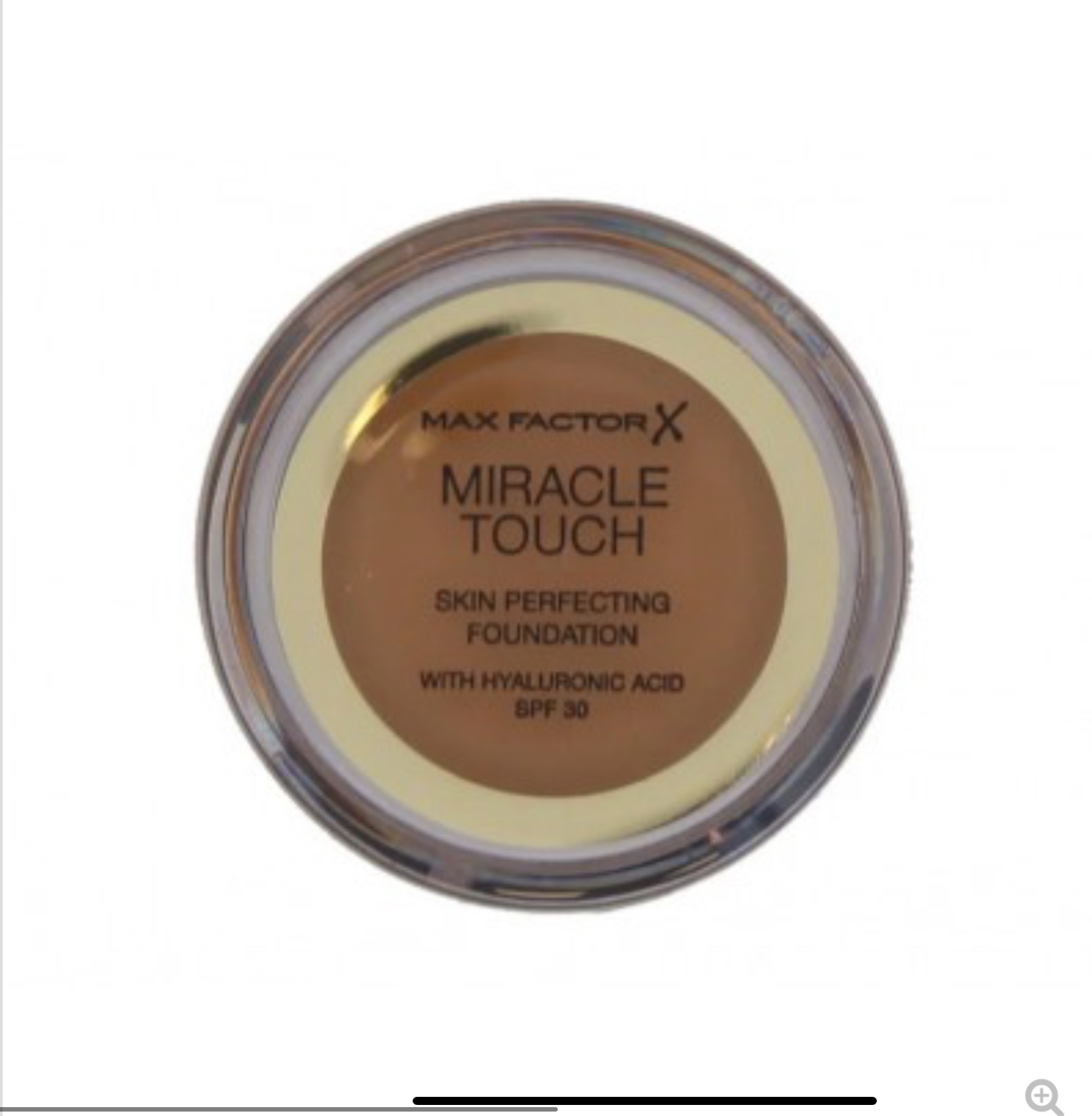Max Factor Miracle Touch Foundation - Base de maquillaje nueva y mejorada, SPF 30 y ácido hialurónico, color tawny 095