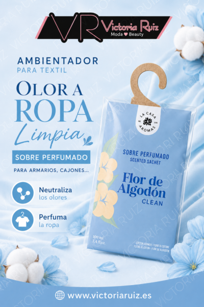 Ambientador armario FLOR DE ALGODON