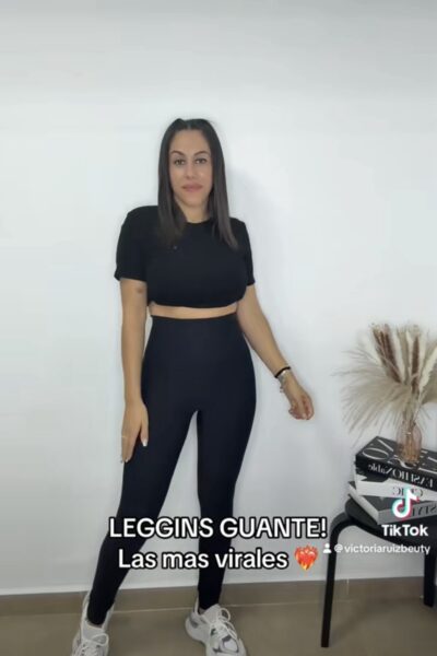 Leggins guante negra
