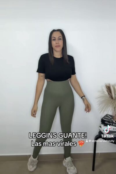 Leggins guante verde