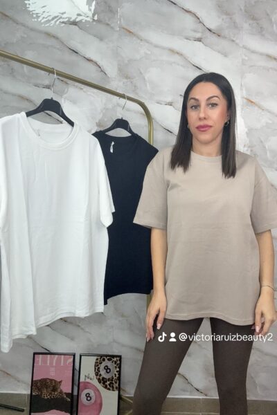 Camiseta basica oversize