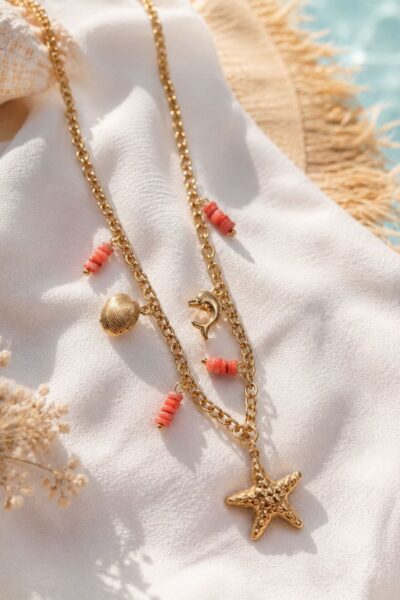 Collar Estrella Coral