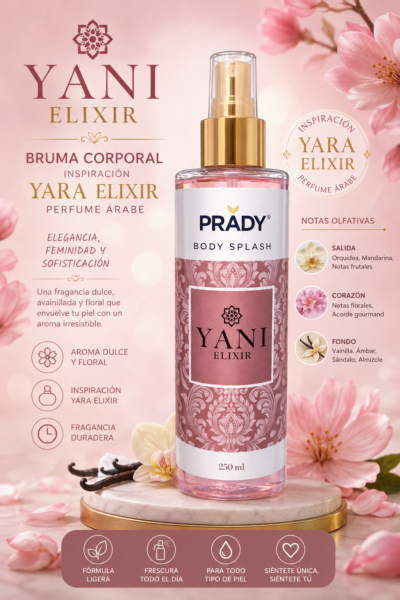 Bruma corporal inspiración Yara Elixir